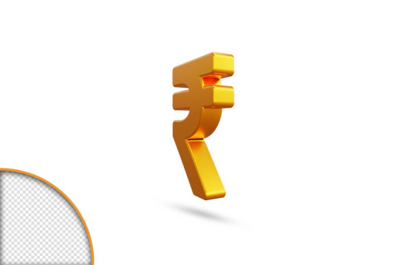 3d Icon Rupee: A Premium Design Asset
