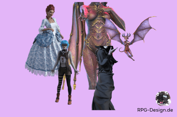 3d People: Unique Digital Stamps for Creative Projects