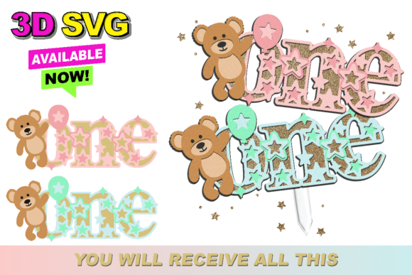 Create Magical Moments with 3D SVG Cake Toppers