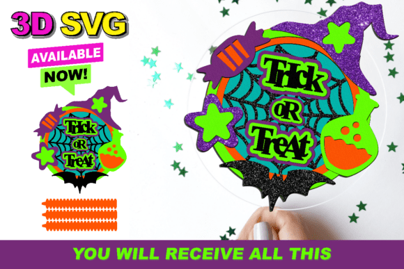 Create Spooktacular Halloween Decor with 3D SVG Toppers